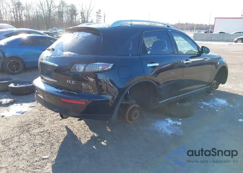 2005 Infiniti Fx35 from USA, damaged, VIN JNRAS08W65X207725
